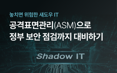 놓치면 위험한 섀도우 IT, 공격표면관리(ASM)로 정부 보안 점검까지 대비하기