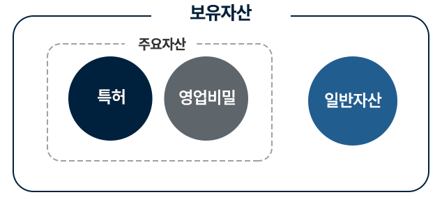 주요 자산 분류